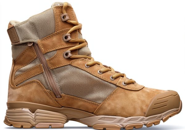 Bates Men's Velocitor Waterproof Side Zip Work Boot Olive Mojave-5