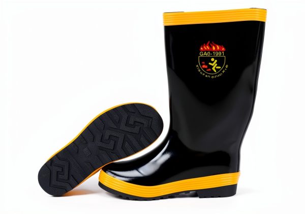 Safety Boots Fire Fighting Rubber Non‑Slip High‑Temp Steel‑Plate-6