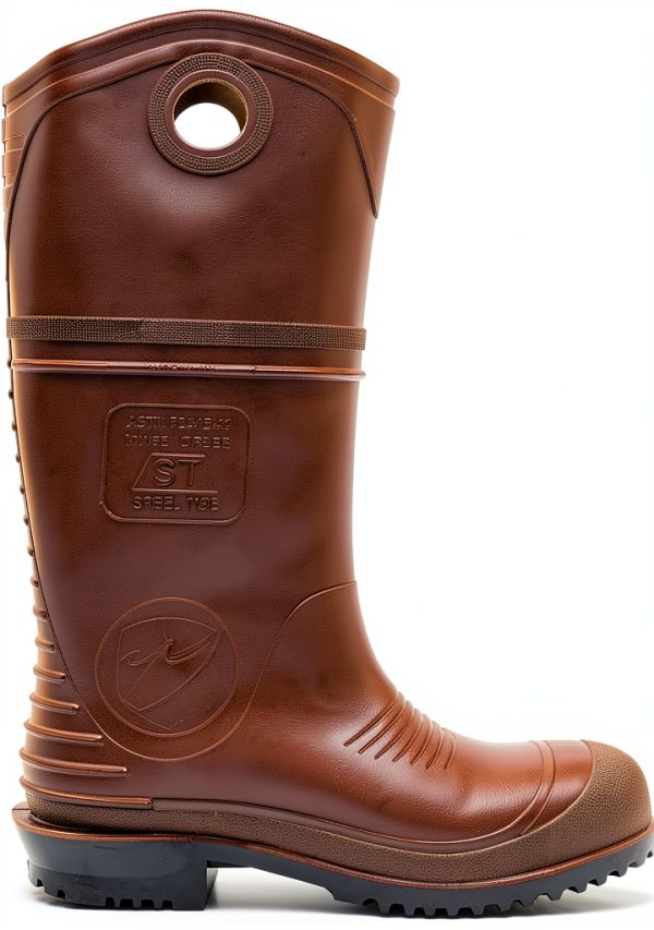 DUNLOP mens Modern Fire Safety Boots Steel Toe Waterproof PVC-1