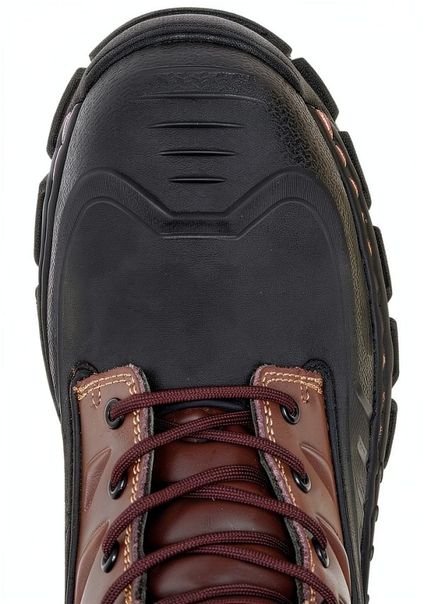 HyTest Men's Brown, Comp Toe, EH, Waterproof, Insulated, 6 Inch Boot-3