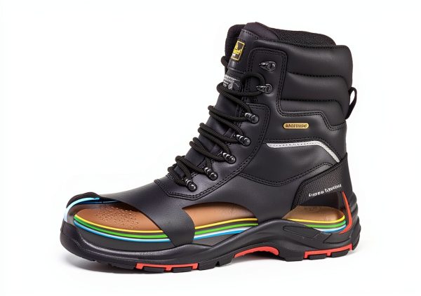 Men's Waterproof Leather Safety Boot SAFETOE 8in Composite Toe-2