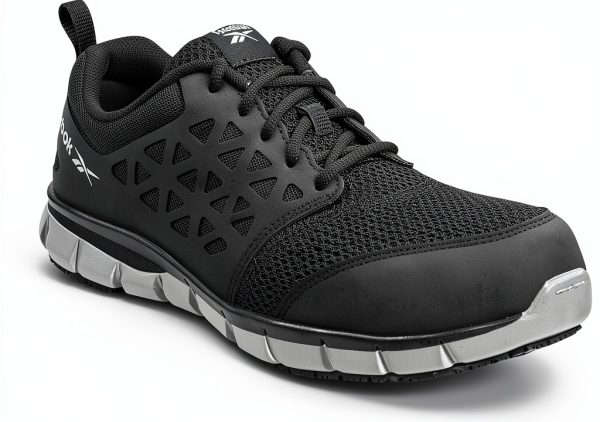 Reebok Men's Sublite Cushion Work MaxTrax Composite Toe SRO Athletic-1