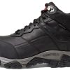Merrell mens Moab Adventure Mid Wp Cf Waterproof Work Boots Black-4