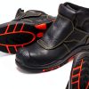 SAFETOE Welding Boots for Men Composite Toe Heat‑Resistant HRO‑Black-3