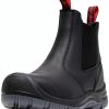 Steel Toe Work Boots ANGRYRAM Waterproof Slip‑Resistant Fire Boots-0