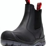 Steel Toe Work Boots ANGRYRAM Waterproof Slip‑Resistant Fire Boots-0
