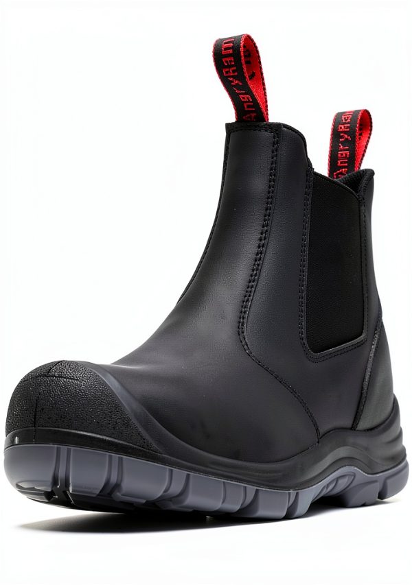 Steel Toe Work Boots ANGRYRAM Waterproof Slip‑Resistant Fire Boots-0