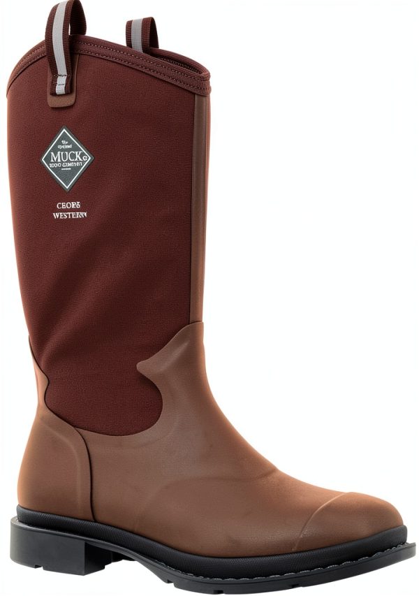Men's Chore Tall Western Work Boot by The Original Muck Boot Co Brown-6
