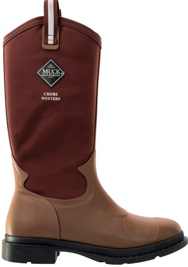 Men's Chore Tall Western Work Boot by The Original Muck Boot Co Brown-0
