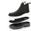 Slip on Work Boots for Men Women Composite Toe Leather Slip‑Resistant-2
