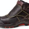SAFETOE Welding Boots for Men Composite Toe Heat‑Resistant HRO‑Black-0