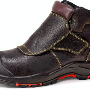 SAFETOE Welding Boots for Men Composite Toe Heat‑Resistant HRO‑Black-0