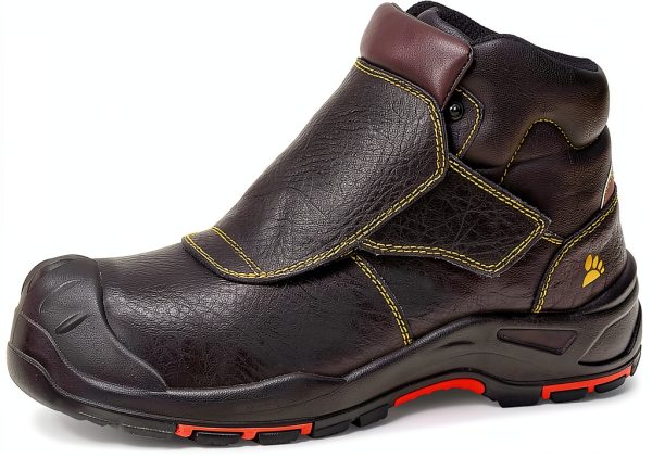 SAFETOE Welding Boots for Men Composite Toe Heat‑Resistant HRO‑Black-0